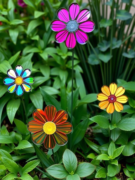 18 Easy Eco-Friendly Garden Decor Projects for Beginners 10 recycled cd garden decor
