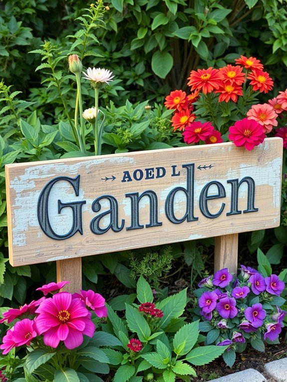 20 Green and Sustainable Garden Decor Ideas for the Eco-Conscious 21 recycled materials garden signage