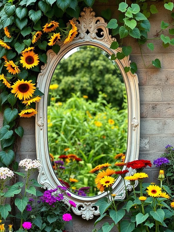 reflective garden decor solution