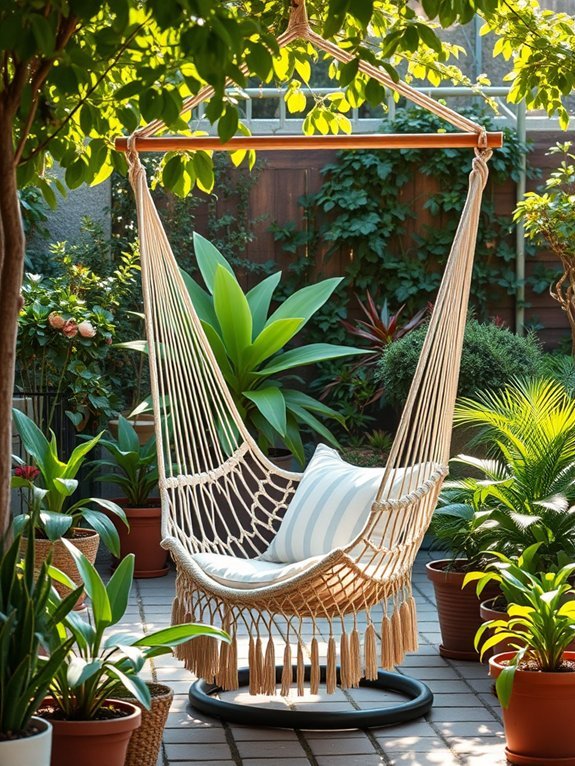 10 Stunning Small Garden Furniture Ideas for Limited Spaces 7 relaxing outdoor seating option