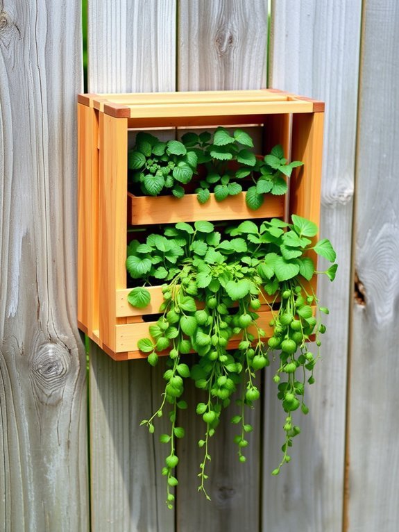 11 DIY Rustic Garden Projects for a Natural Look 11 repurposed hanging herb garden