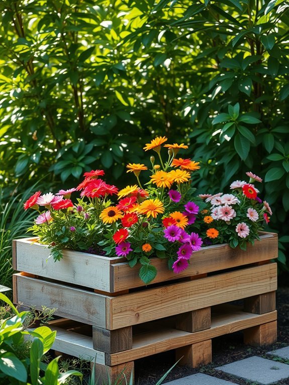 12 Recycled Container Garden Ideas for Eco-Friendly Decor 2 repurposed pallets for gardening