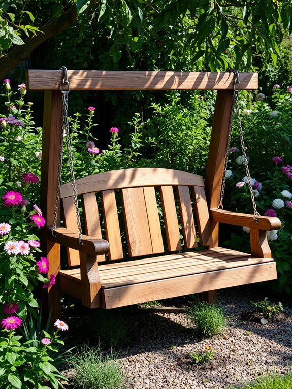 9 Rustic Garden Furniture Ideas to Add Charm to Your Garden 7 retro outdoor relaxation seat