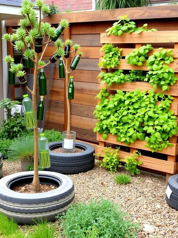 17 Unique Garden Decor Trends You’ll Want to Try This Year 4 reusing materials for sustainability