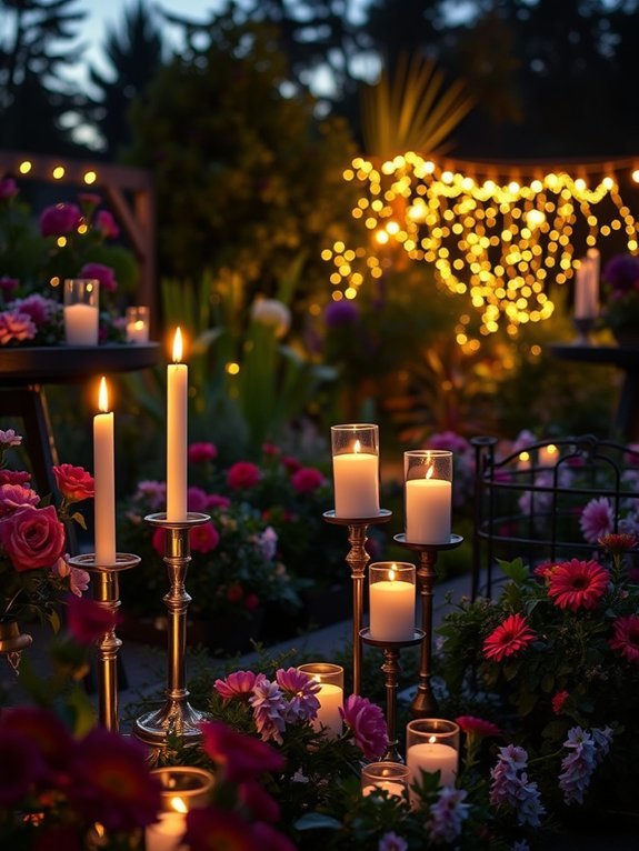 20 Garden Lighting Ideas to Illuminate Your Outdoor Space 10 romantic candle display ideas