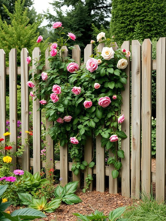 17 Vintage Garden Decor Ideas for a Timeless Look 16 rustic fences for gardens
