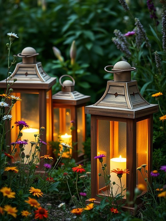 17 Rustic Wooden Garden Decor Ideas for a Timeless Look 11 rustic outdoor lighting solution