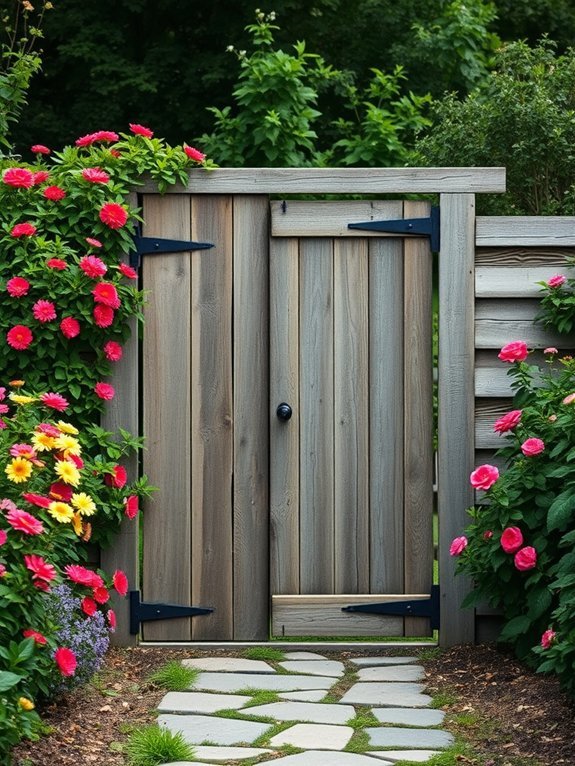 20 Beautiful Rustic Garden Accents to Enhance Your Yard 16 rustic sliding garden gates