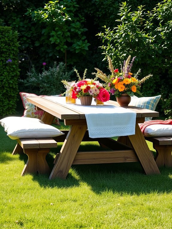 20 Unique Garden Furniture Pieces That Will Upgrade Your Yard 12 rustic wooden outdoor furniture