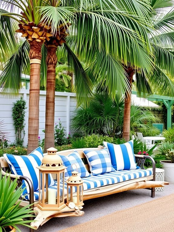 16 Coastal Garden Decor Ideas to Create a Beachy Vibe 2 sailor s knots and anchors