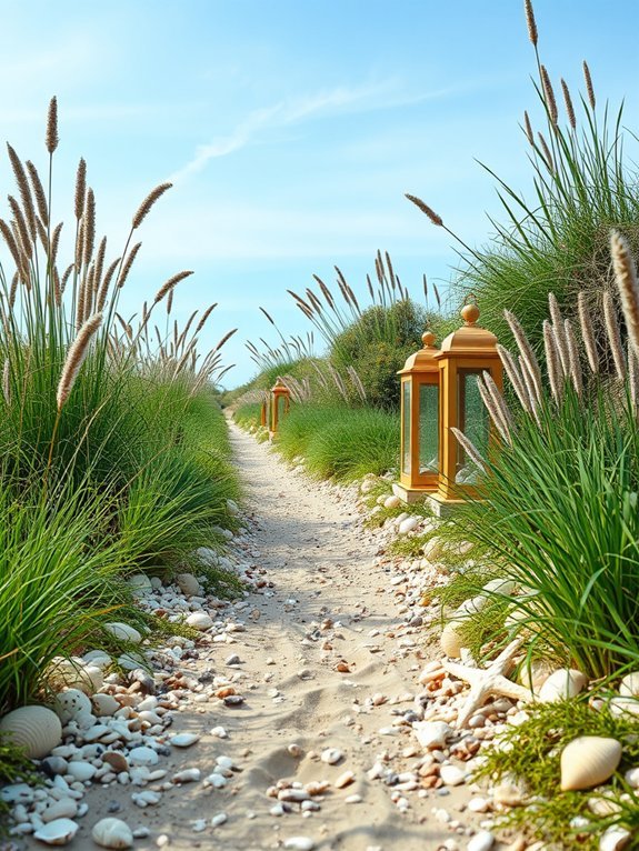 16 Coastal Garden Decor Ideas to Create a Beachy Vibe 5 sandy pathway creation guide