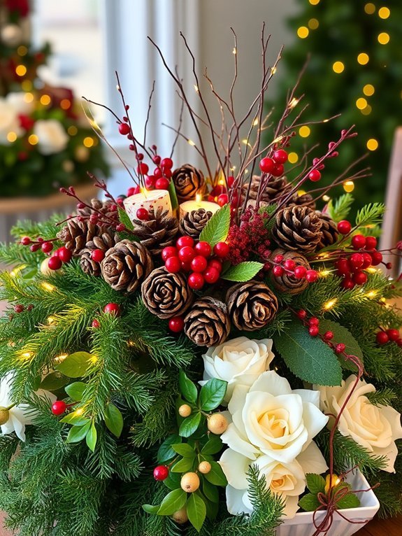 17 Ideas for Decorating Your Garden for Christmas 7 seasonal decorative arrangements ideas