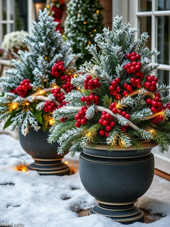 15 Winter Garden Decorations to Make Your Yard Shine 7 seasonal holiday plant displays