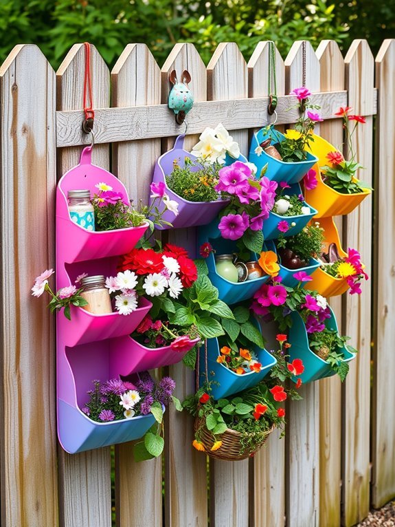 16 Creative Ways to Display Flowers in Your Garden 13 shoe organizers for planting