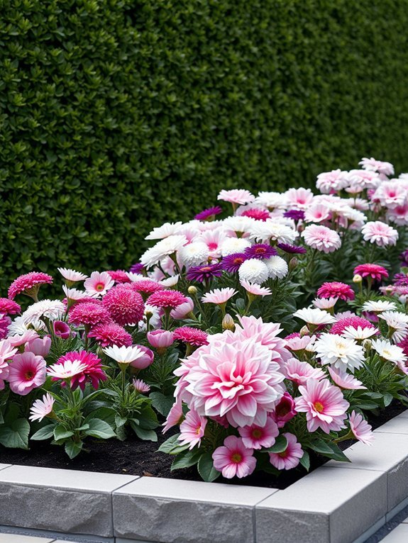 10 Gorgeous Flower Beds for Your Garden 3 simple elegant floral design