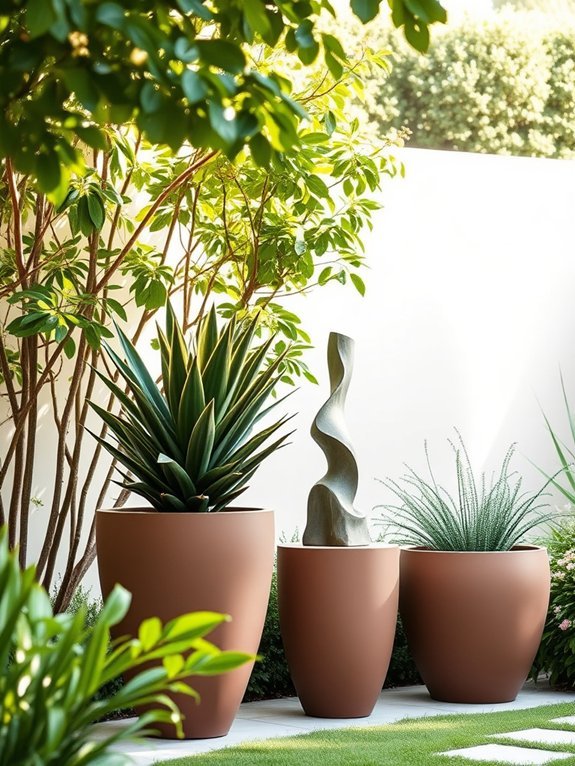 sleek botanical art pieces
