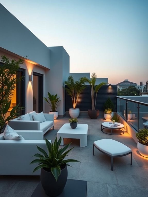 11 Beautiful Garden Terraces and Patios You’ll Want to Copy 8 sleek contemporary interior design
