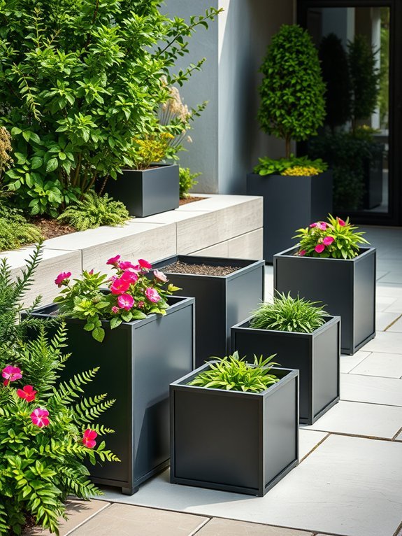 10 Unique Planters That Will Change Your Garden Decor 11 sleek modern plant containers
