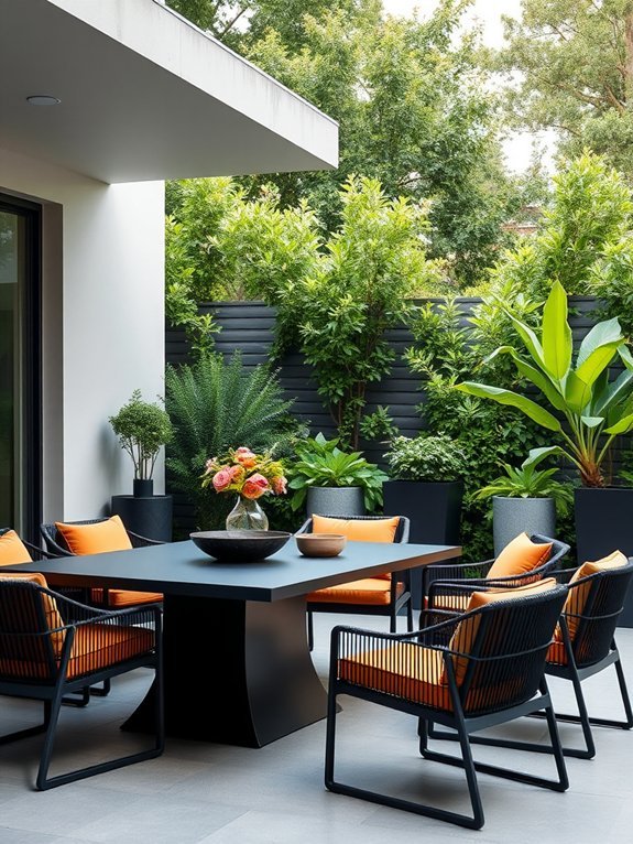 12 Unique Modern Garden Accessories to Enhance Your Yard 3 sleek stylish patio seating