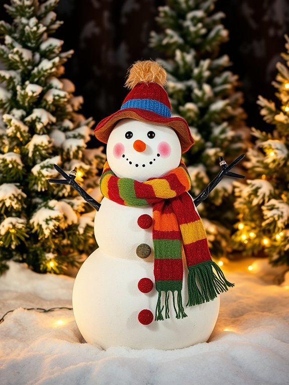17 Ideas for Decorating Your Garden for Christmas 10 snowman themed holiday decorations