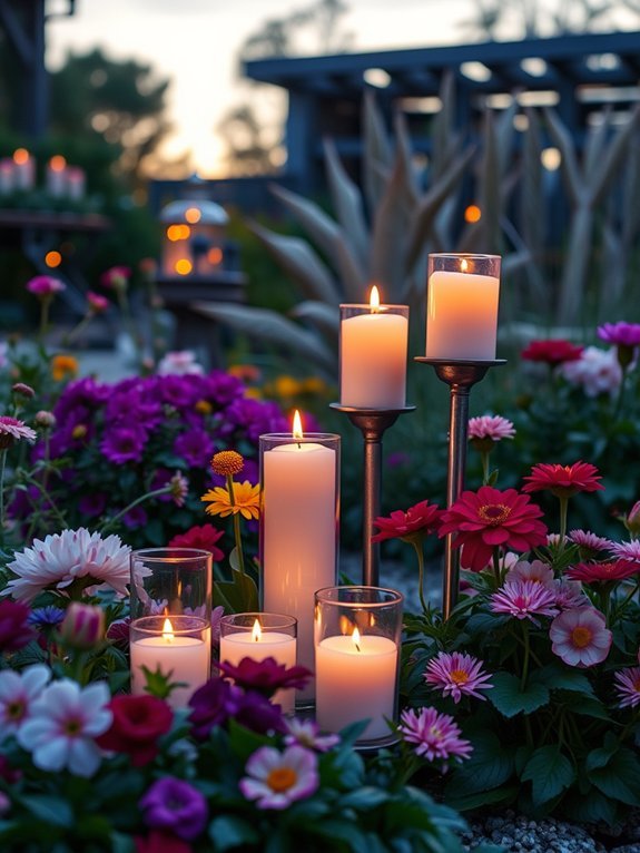 15 Stunning Outdoor Lighting Ideas for Your Garden 10 soft flickering candlelight ambiance