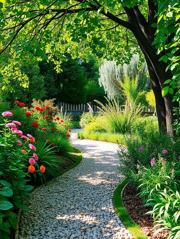 17 Stunning Garden Walkways to Inspire Your Yard Design 9 stone path for footsteps
