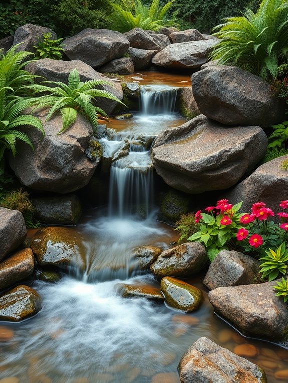 16 Modern Garden Water Features to Create a Zen Atmosphere 14 stunning waterfall rock formations