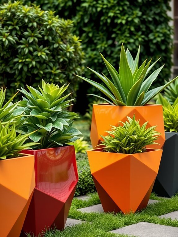 11 Beautiful Ceramic Planters for Your Garden 5 stylish contemporary plant holder