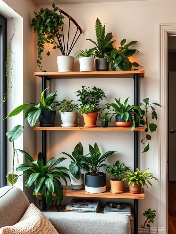14 Indoor Garden Decor Ideas for Apartment Living 6 stylish plant storage solutions
