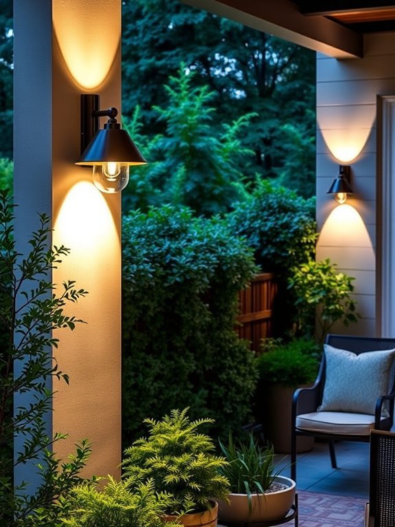 10 Patio Garden Lighting Ideas to Brighten Your Outdoor Area 5 stylish vertical lighting fixtures