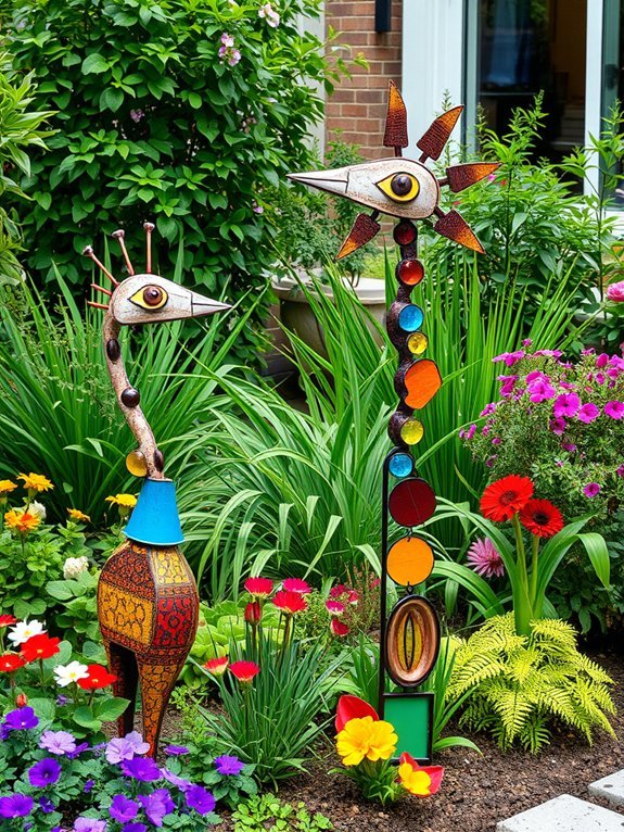 sustainable art from recycling