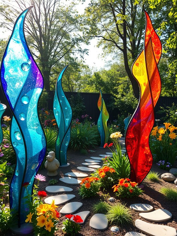 15 Eco-Friendly Garden Decor Ideas to Try This Year 3 sustainable artistic outdoor decorations