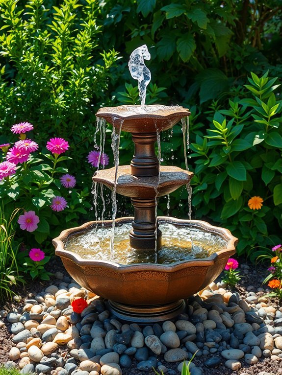 13 Beautiful DIY Garden Fountains to Make at Home 12 sustainable artistic water feature