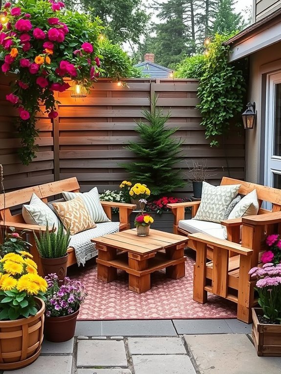 18 Simple Rustic Garden Ideas That Create a Cozy Outdoor Vibe 2 sustainable furniture from pallets