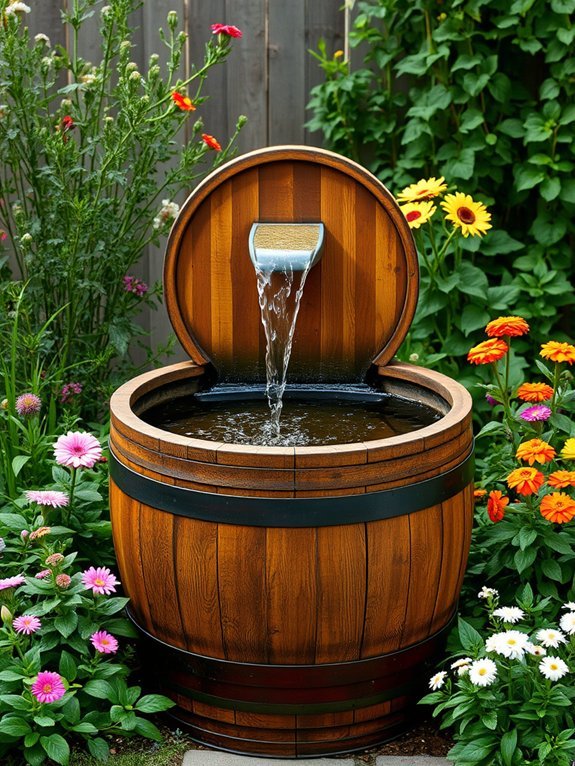 sustainable garden water feature