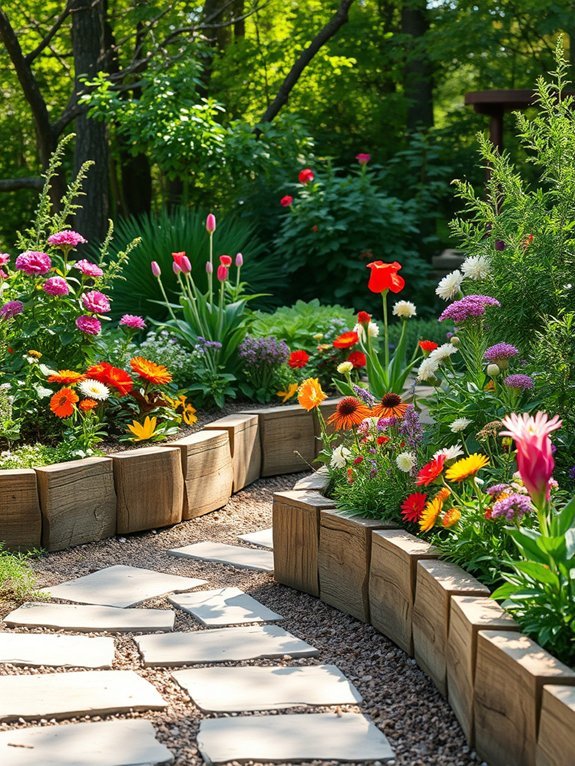 11 DIY Rustic Garden Projects for a Natural Look 7 sustainable landscaping with wood