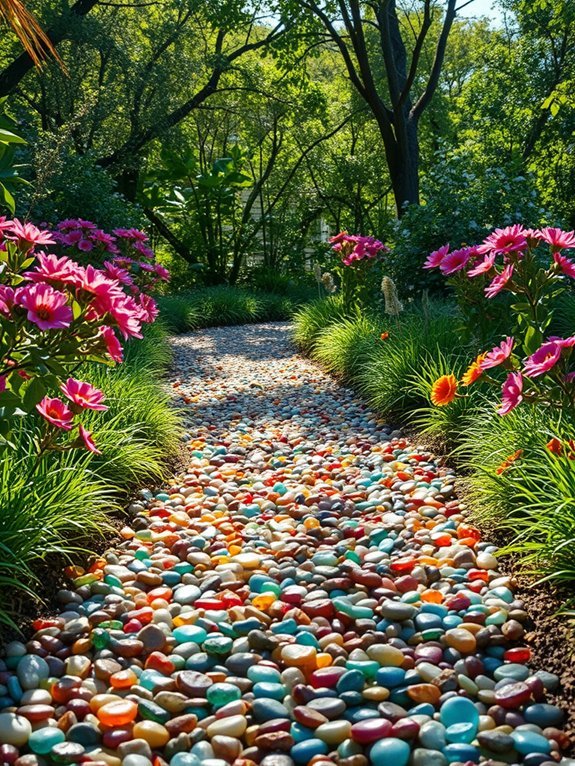 16 Elegant Garden Paths for a Beautiful Landscape 13 sustainable recycling material journey