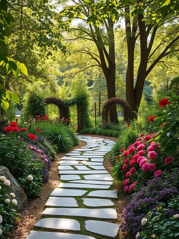 16 Elegant Garden Paths for a Beautiful Landscape 2 timeless natural stone walkways