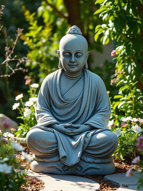 17 Elegant Garden Statues for a Timeless Look 12 tranquil and serene mindfulness