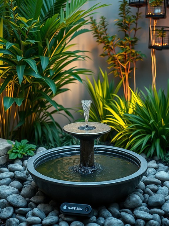 16 Modern Garden Water Features to Create a Zen Atmosphere 4 tranquil flowing water feature