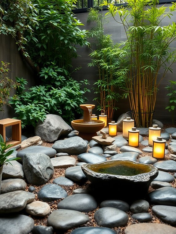 tranquil serene reflective environments