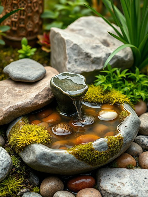 15 Creative Water Fountain Ideas for Your Garden 7 tranquil tabletop water feature