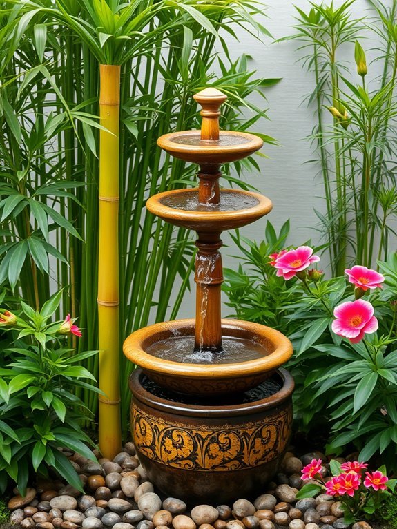 13 Beautiful DIY Garden Fountains to Make at Home 11 tranquil water feature decor