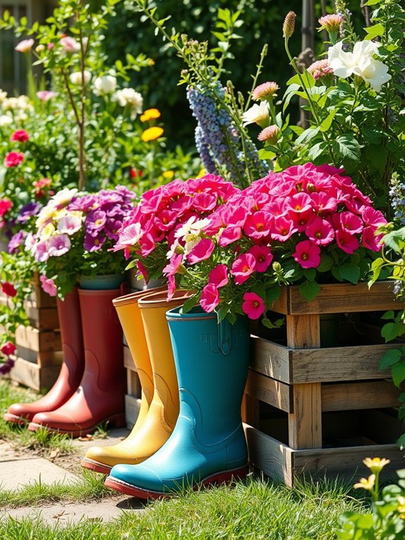 14 Ways to Use Decorative Containers in Your Garden 12 transform items into containers