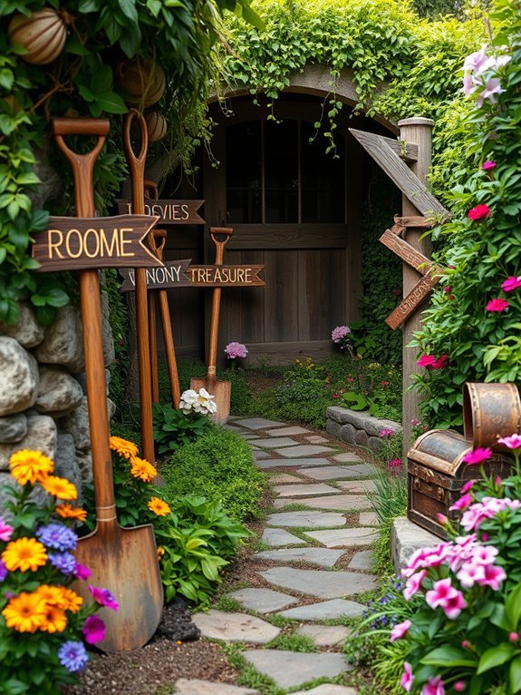 10 Pirate-Themed Garden Ideas for a Whimsical Yard 11 treasure hunt pathway revealed