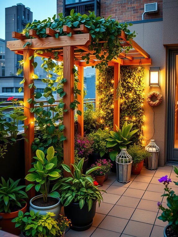 10 Modern Garden Decor Ideas for City Dwellers 9 trellises for vertical gardening