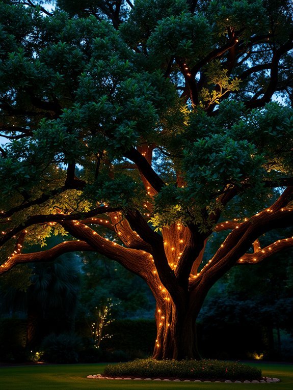 15 Stunning Outdoor Lighting Ideas for Your Garden 5 twinkling lights in trees