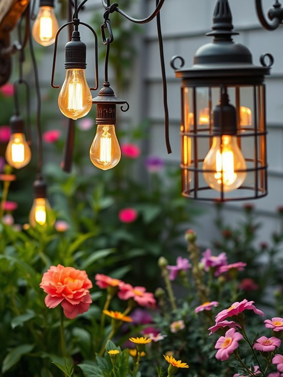 unique fixtures with decorative bulbs