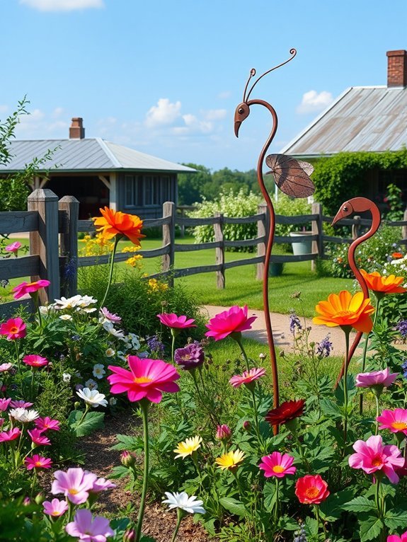 unique outdoor metal sculptures