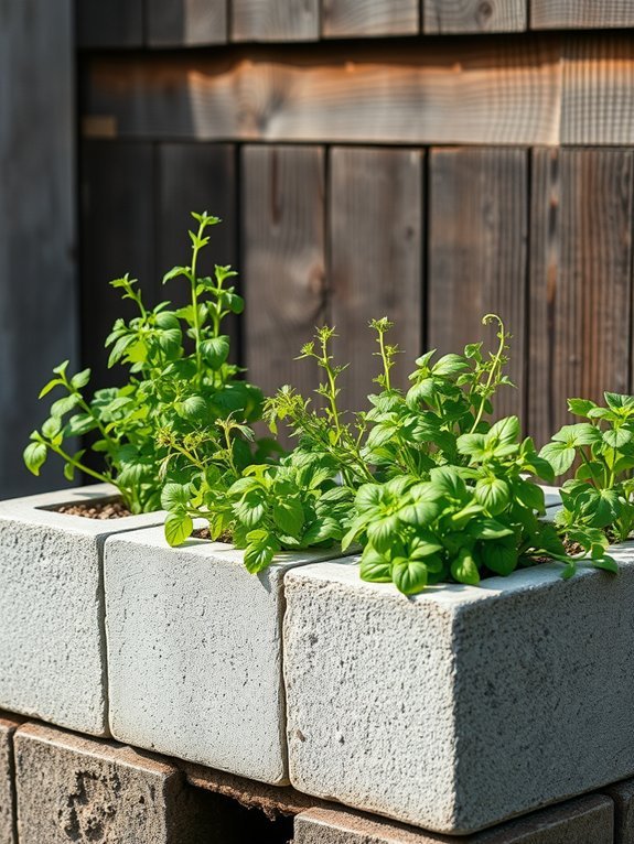 17 Creative Planters and Containers for Garden Decor 11 urban gardening with blocks